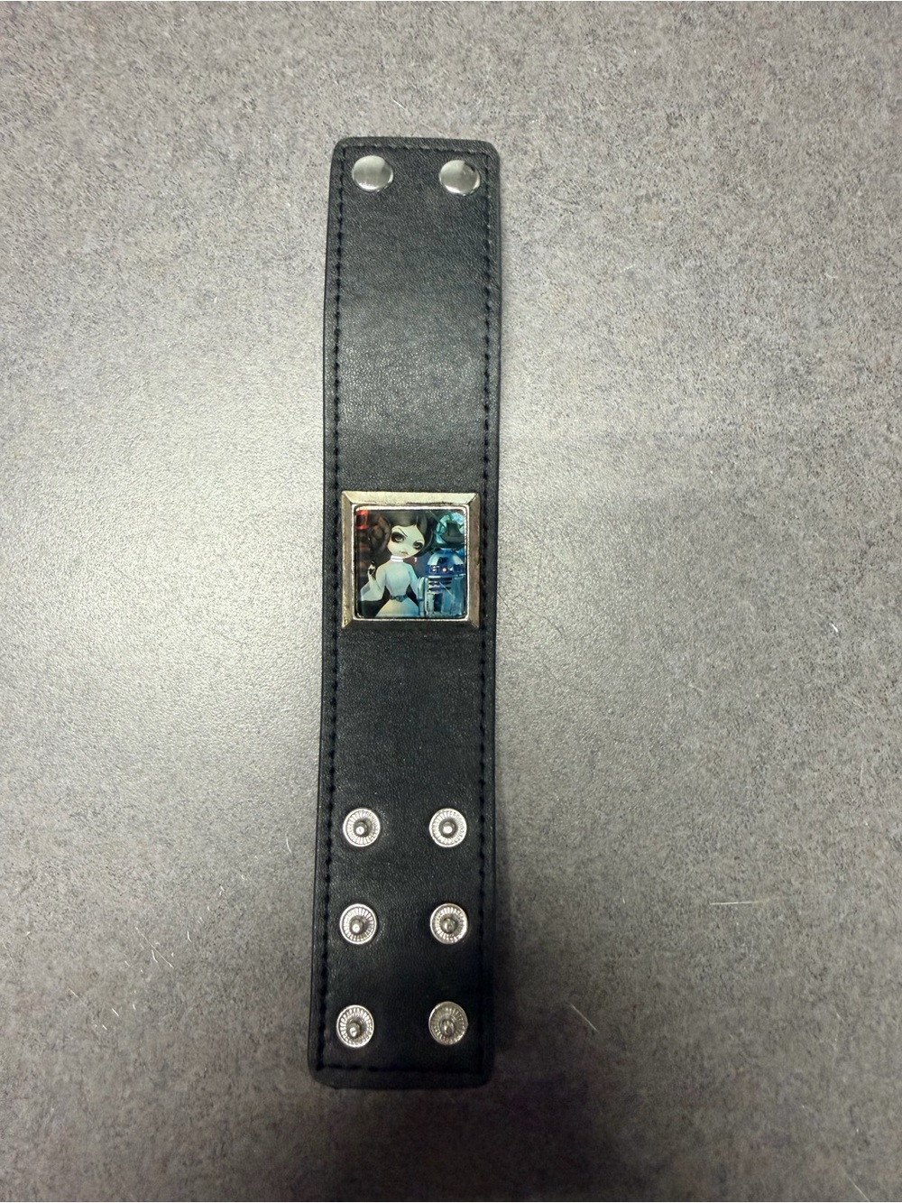 Authentic Jasmine Becket-Griffith Star Wars Princess Leia and R2D2 Bracelet